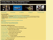 Tablet Screenshot of expose-the-war-profiteers.org
